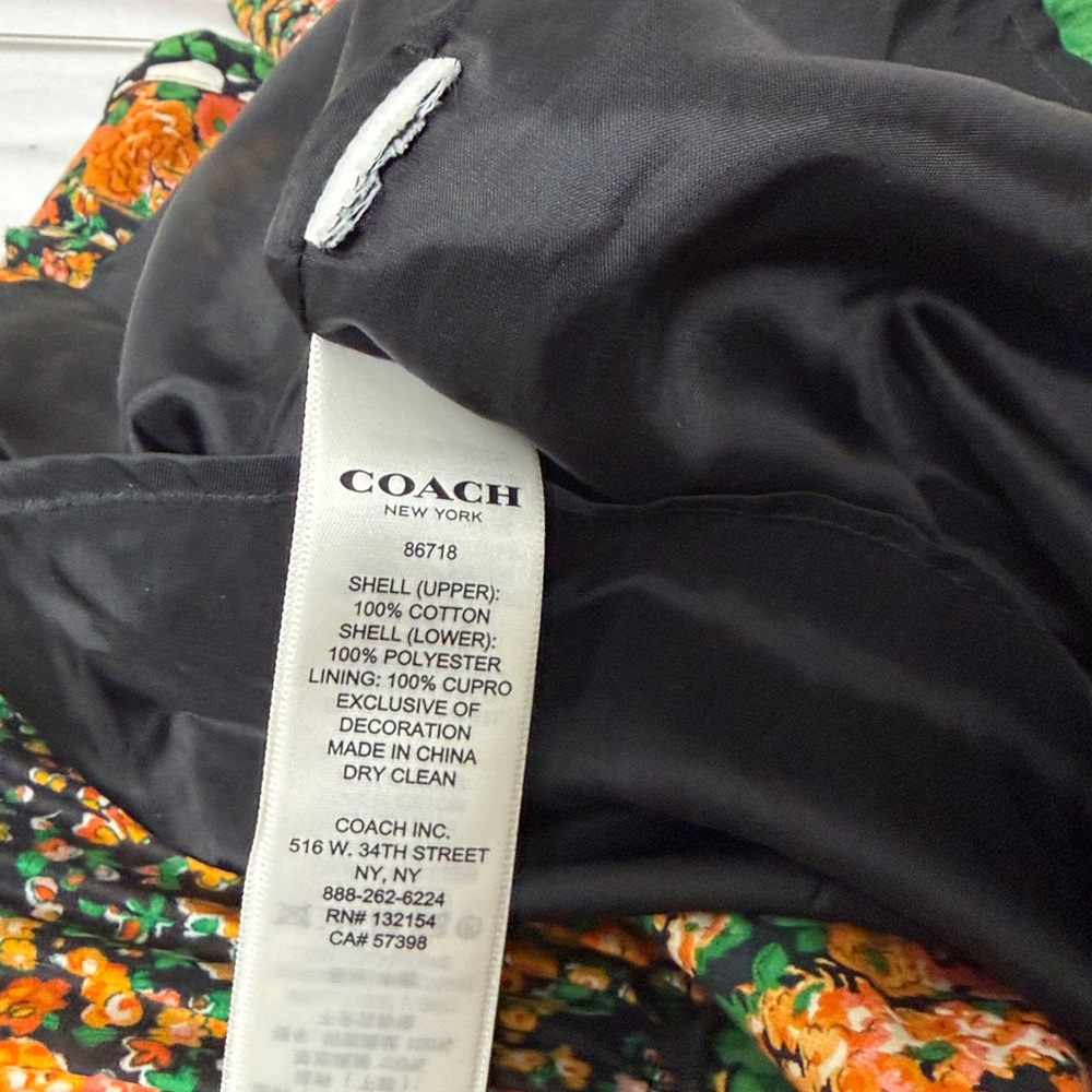 Coach Multicolor Floral paneled Skirt size 2 - Picture 11 of 16